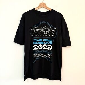 Disney TRON The Grid Goes Live 2023 Passholder Opening Day Graphic Tee